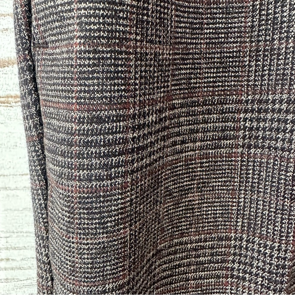 BANANA REPUBLIC Factory Plaid Low Rise Bootcut Pants 6P Fall 2023 - Picture 6 of 11